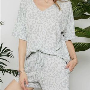Leopard Lounge Set